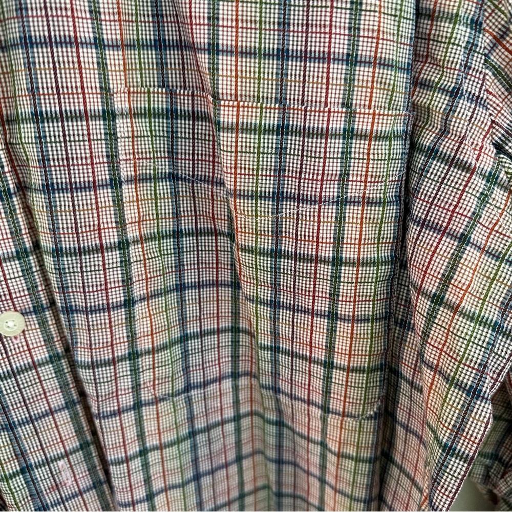 Classic Multicolor Plaid Men's Shirt - Picture 7 of 10